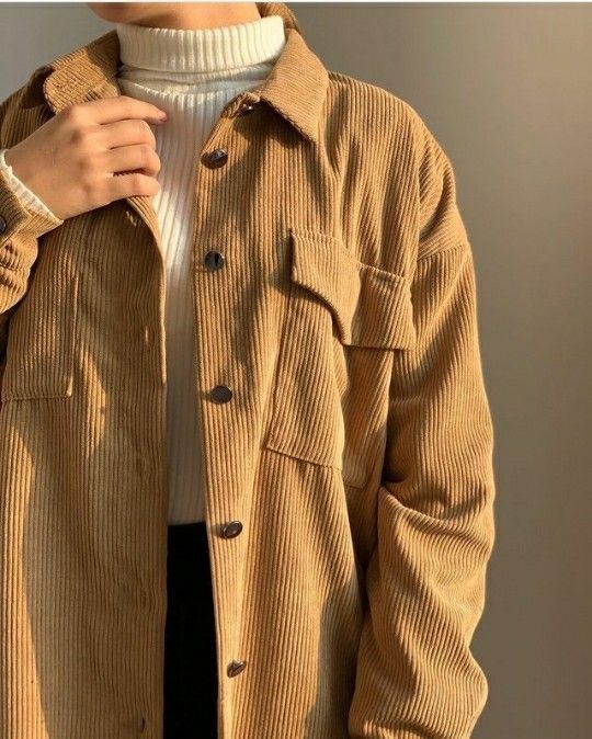 پیراهن مخمل کبریتی یقه مردانه