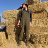 ست سرهمی و کلاه باکت مخمل کبریتی