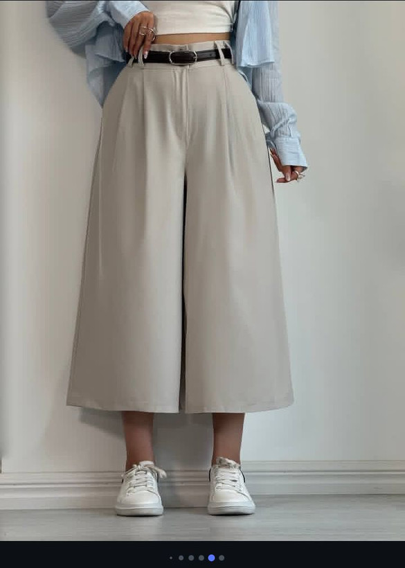 شلوار بگ پارچه ای